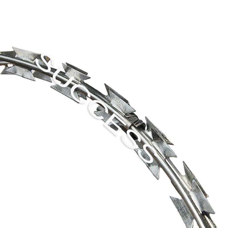 450mm 5kg coil diameter concertina razor barbed wire - 副本