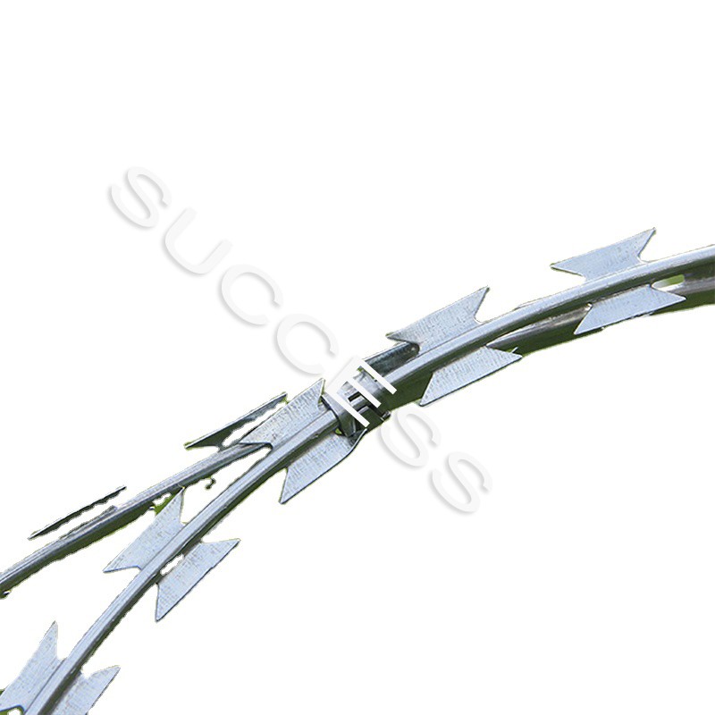450mm 5kg coil diameter concertina razor barbed wire - 副本