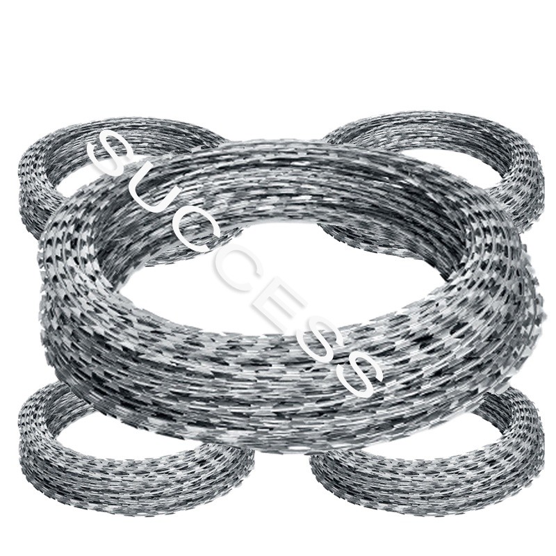 450mm 5kg coil diameter concertina razor barbed wire - 副本