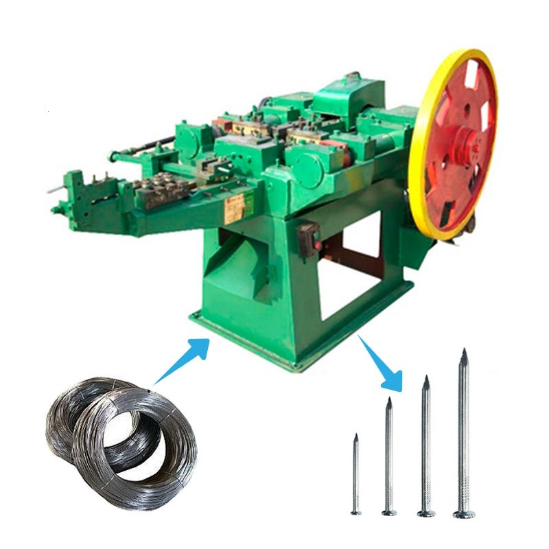 Automatic iron steel wire nail making machine