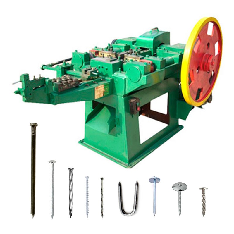 Automatic iron steel wire nail making machine