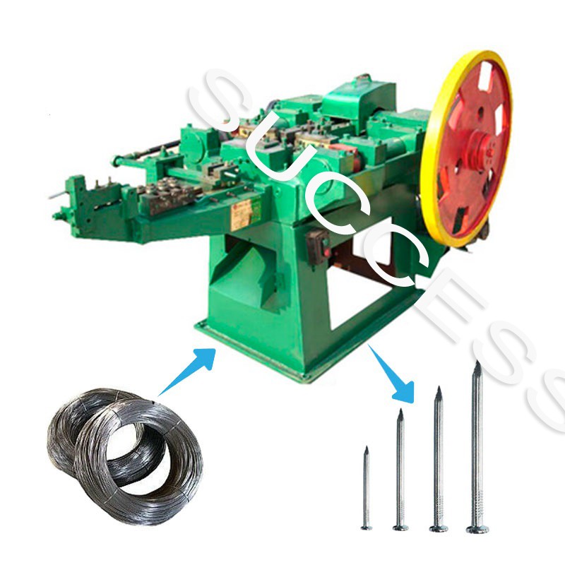 Automatic iron wire nail making machine