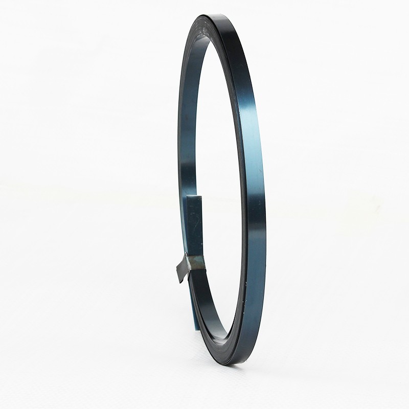 Bluing steel strips for packing and binding from banding strapping