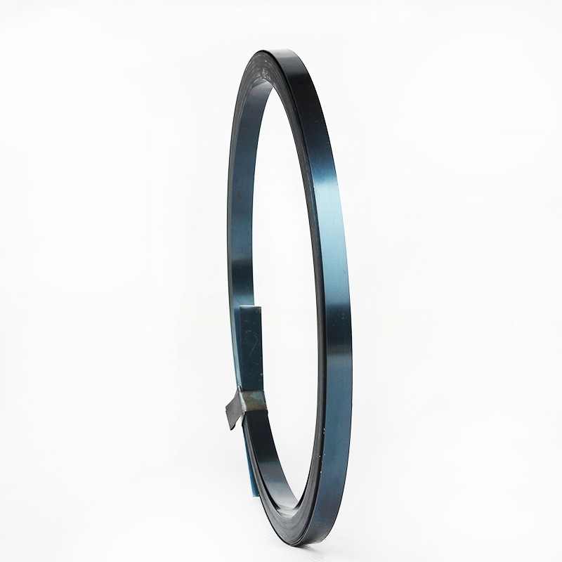 Bluing steel strips for packing and binding from banding strapping