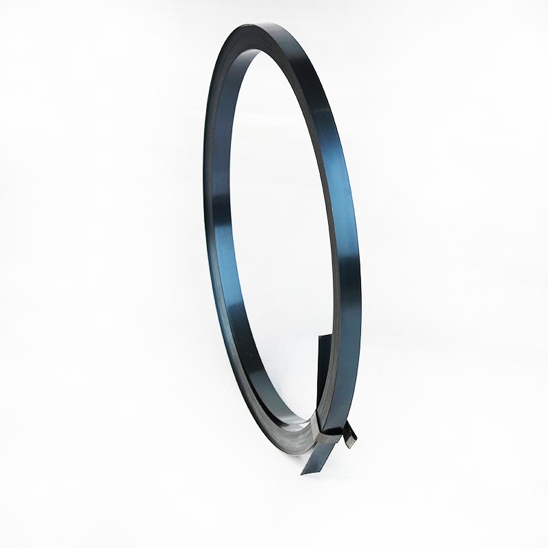 Bluing steel strips for packing and binding from banding strapping