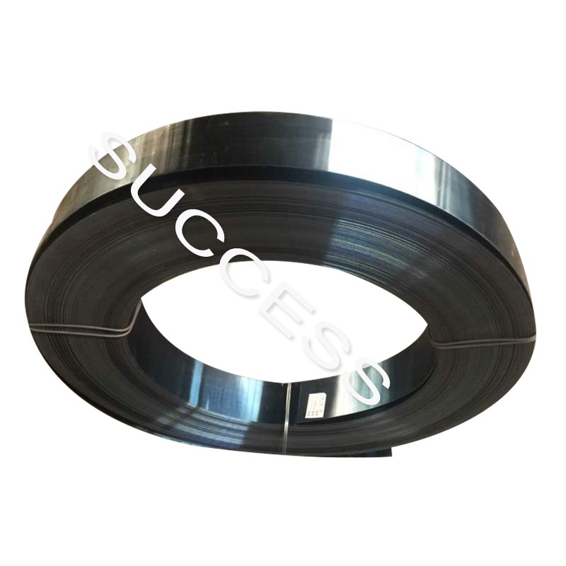 Bluing steel strips for packing