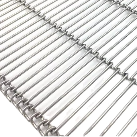 Donuts Baking SUS316 Flat Flex Conveyor Belt