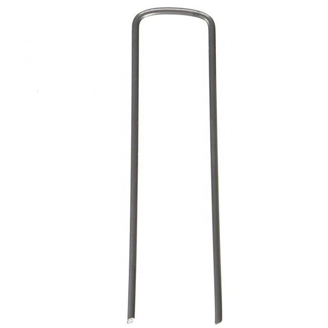 steel turf pegs U shape nails ground pin ground stake sod landscape fence staple garden securing pegs